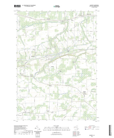 United States Geological Survey Gasport, NY (2023, 24000-Scale) digital map