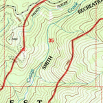 United States Geological Survey Gasquet, CA (1997, 24000-Scale) digital map