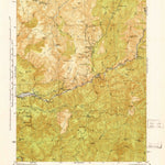 United States Geological Survey Gasquet, CA-OR (1945, 62500-Scale) digital map