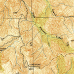 United States Geological Survey Gasquet, CA-OR (1945, 62500-Scale) digital map