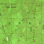 United States Geological Survey Gasquet, CA-OR (1951, 62500-Scale) digital map