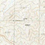 United States Geological Survey Gass Peak NE, NV (1986, 24000-Scale) digital map
