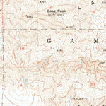 United States Geological Survey Gass Peak, NV (1952, 62500-Scale) digital map