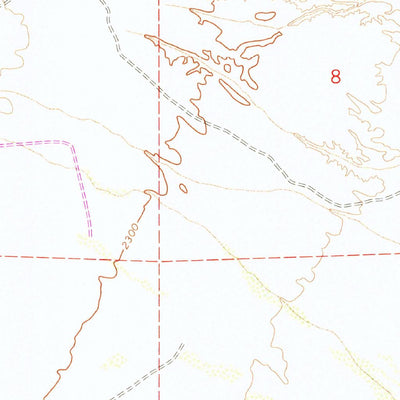 United States Geological Survey Gass Peak SW, NV (1974, 24000-Scale) digital map
