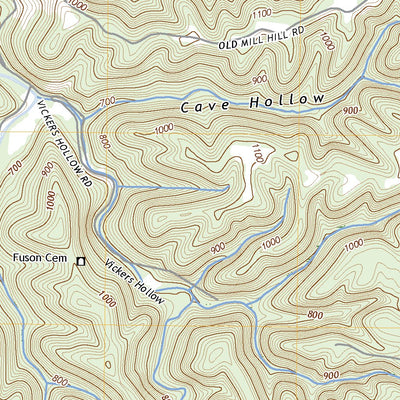 United States Geological Survey Gassaway, TN (2022, 24000-Scale) digital map