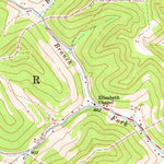 United States Geological Survey Gassaway, WV (1965, 24000-Scale) digital map