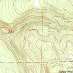 United States Geological Survey Gasset Bluff, OR (1965, 24000-Scale) digital map
