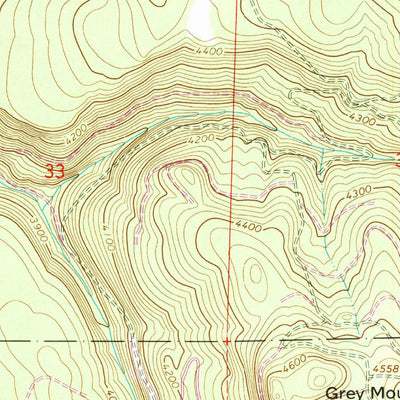 United States Geological Survey Gasset Bluff, OR (1965, 24000-Scale) digital map