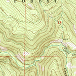 United States Geological Survey Gasset Bluff, OR (1993, 24000-Scale) digital map