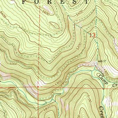 United States Geological Survey Gasset Bluff, OR (1993, 24000-Scale) digital map