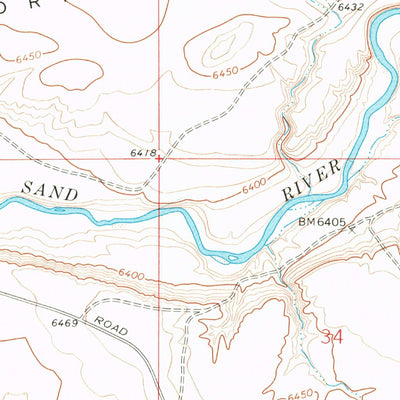 United States Geological Survey Gasson Bridge, WY (1963, 24000-Scale) digital map