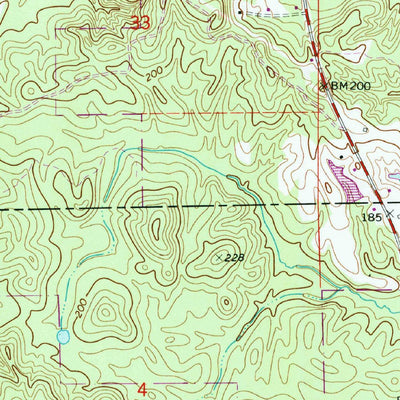 United States Geological Survey Gaston, AL (1971, 24000-Scale) digital map