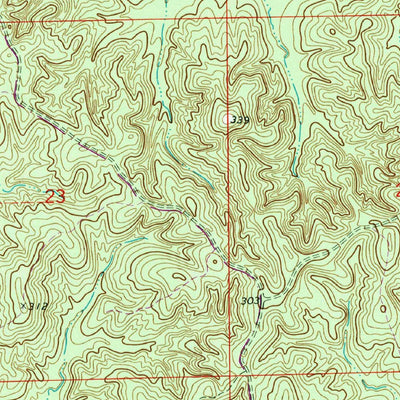 United States Geological Survey Gaston, AL (1971, 24000-Scale) digital map