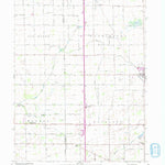 United States Geological Survey Gaston, IN (1960, 24000-Scale) digital map