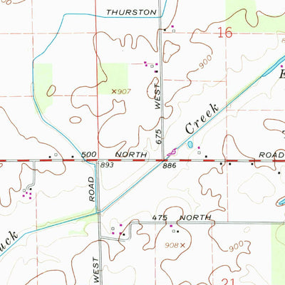 United States Geological Survey Gaston, IN (1960, 24000-Scale) digital map