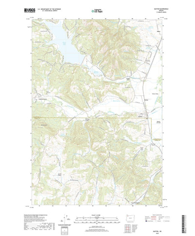 United States Geological Survey Gaston, OR (2020, 24000-Scale) digital map
