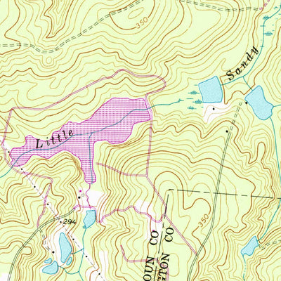 United States Geological Survey Gaston, SC (1972, 24000-Scale) digital map