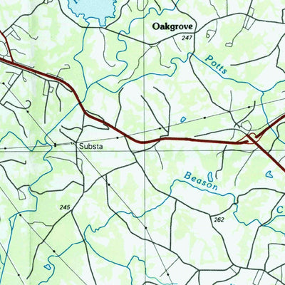 United States Geological Survey Gastonia, NC-SC (1986, 100000-Scale) digital map