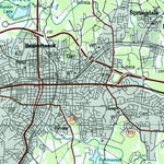 United States Geological Survey Gastonia, NC-SC (1986, 100000-Scale) digital map