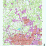 United States Geological Survey Gastonia North, NC (2002, 24000-Scale) digital map
