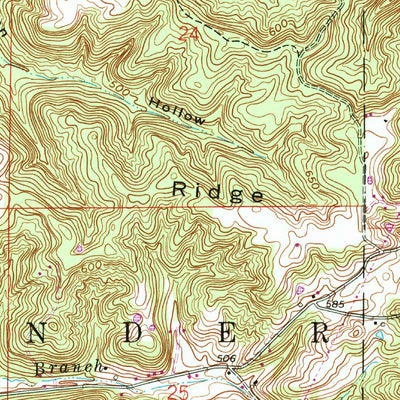 United States Geological Survey Gatchel, IN (1958, 24000-Scale) digital map