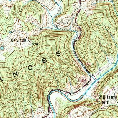 United States Geological Survey Gate City, VA (1938, 24000-Scale) digital map