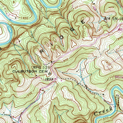 United States Geological Survey Gate City, VA (1938, 24000-Scale) digital map