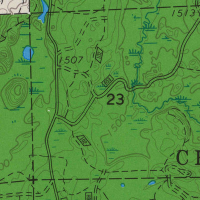 United States Geological Survey Gates Lake, WI (1968, 24000-Scale) digital map