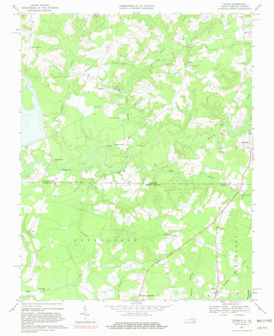 United States Geological Survey Gates, NC-VA (1967, 24000-Scale) digital map