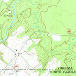 United States Geological Survey Gates, NC-VA (1967, 24000-Scale) digital map