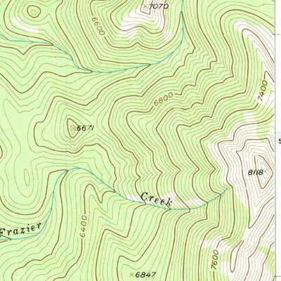 United States Geological Survey Gates Park, MT (1958, 24000-Scale) digital map
