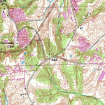 United States Geological Survey Gates, TN (1952, 24000-Scale) digital map