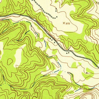 United States Geological Survey Gatesville East, TX (1947, 24000-Scale) digital map