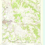 United States Geological Survey Gatesville East, TX (1957, 24000-Scale) digital map