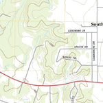 United States Geological Survey Gatesville East, TX (2022, 24000-Scale) digital map