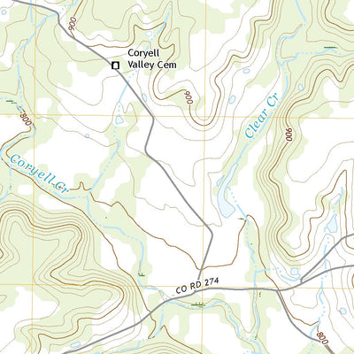United States Geological Survey Gatesville East, TX (2022, 24000-Scale) digital map