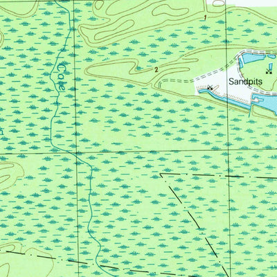 United States Geological Survey Gatesville, NC (2000, 24000-Scale) digital map
