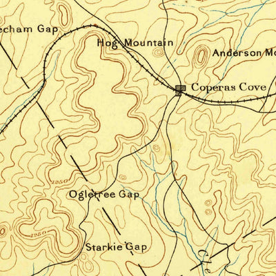 United States Geological Survey Gatesville, TX (1894, 125000-Scale) digital map