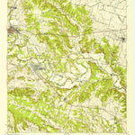 United States Geological Survey Gatesville, TX (1950, 62500-Scale) digital map