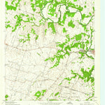United States Geological Survey Gatesville West, TX (1957, 24000-Scale) digital map