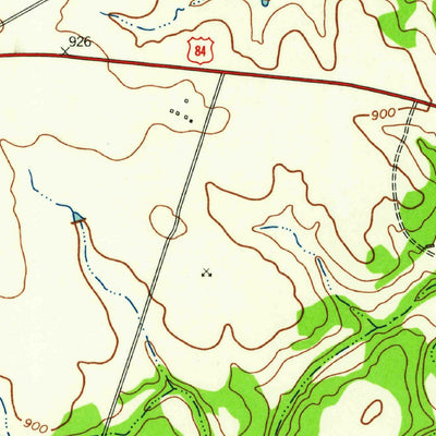 United States Geological Survey Gatesville West, TX (1957, 24000-Scale) digital map