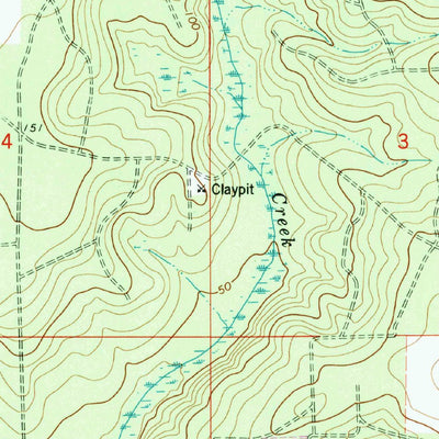 United States Geological Survey Gateswood, AL-FL (1978, 24000-Scale) digital map