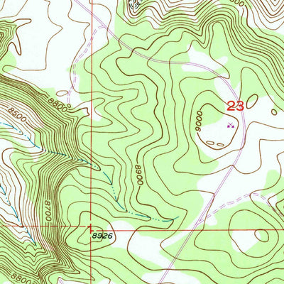 United States Geological Survey Gateview, CO (1954, 24000-Scale) digital map