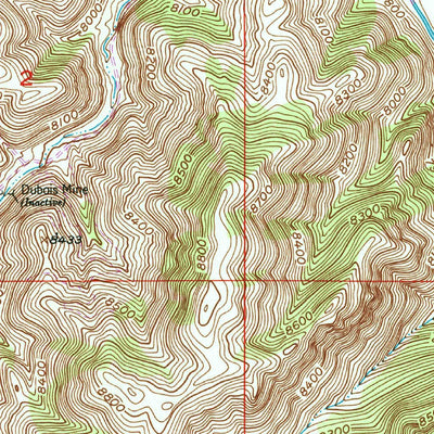 United States Geological Survey Gateview, CO (1954, 24000-Scale) digital map