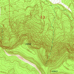 United States Geological Survey Gateway, CO (1960, 24000-Scale) digital map