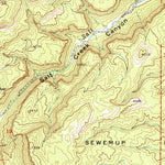 United States Geological Survey Gateway, CO (1960, 62500-Scale) digital map