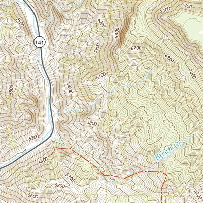 United States Geological Survey Gateway, CO (2022, 24000-Scale) digital map