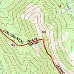 United States Geological Survey Gateway Pass, MT (1995, 24000-Scale) digital map