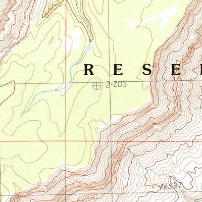 United States Geological Survey Gateway Rapids, AZ (1988, 24000-Scale) digital map