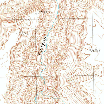 United States Geological Survey Gateway Rapids, AZ (1988, 24000-Scale) digital map
